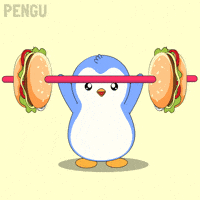Working Out GIF by Pudgy Penguins