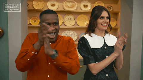 Celebration Yes GIF by The Great British Bake Off