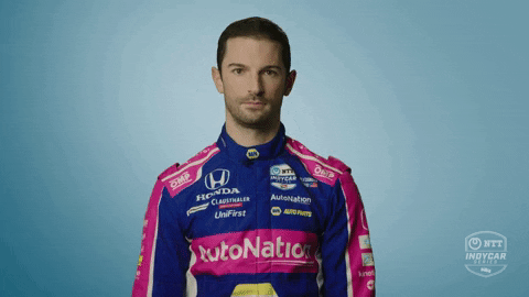 Pointing Down Alexander Rossi GIF by INDYCAR
