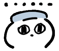 cankingsketch 傻眼 無言 思考 畫畫 Sticker