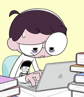 Tired College Life GIF