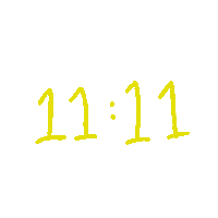 Eleven Eleven Sticker by LARRY PINK THE HUMAN