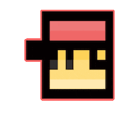8-Bit Pixel Sticker
