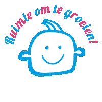 Wasko_Kinderopvang ko roze blauw kinderopvang Sticker