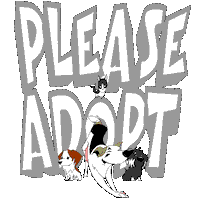 Dog Adopt Sticker