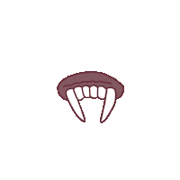Halloween Vampire Sticker