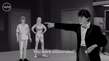 Shocked Patrick Troughton GIF by Doctor Who