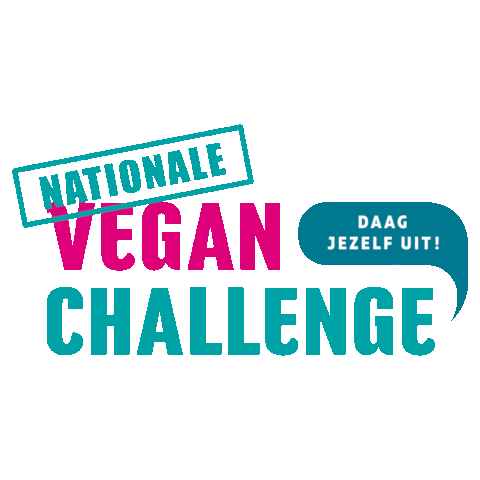 VeganChallenge giphyupload vegan veganuary veganchallenge Sticker