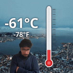 -61 °C