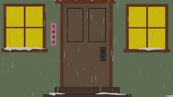kyle broflovski rain GIF by South Park 