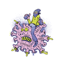 Graffiti Vandal Sticker