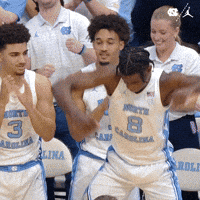 Yell Lets Go GIF by UNC Tar Heels