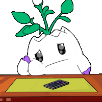 Sad Still Waiting Sticker by Magic Eden