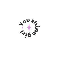 sheboss girl light pretty glow Sticker