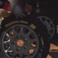Tire Rim GIF by FIA World Rally Championship