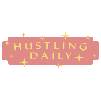 bb hustling Sticker by Hushup and Hustle