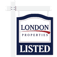 LondonPropertiesCA londonproperties londonpropertieslistedsign Sticker
