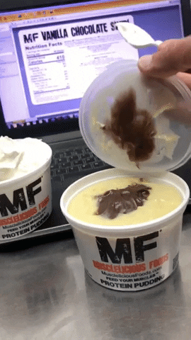 MuscleliciousFoods pudding mf proteinpudding muscleliciousfoods GIF