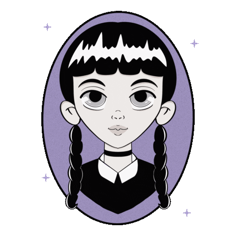 Girl Illustration Sticker