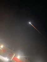 Space Object Lights Up Melbourne Sky