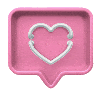 marimmborges heart pink like light Sticker