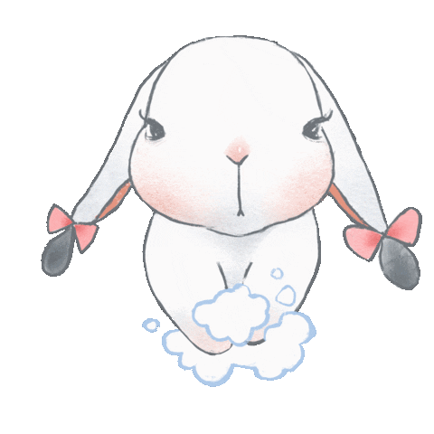 koanneko bunny rabbit covid covid19 Sticker