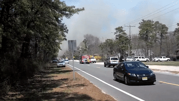 Fire Forces Evacuations in New Jersey Town