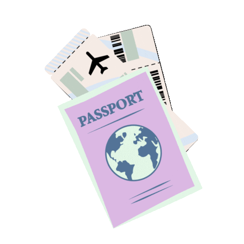 Travel World Sticker by Nochiola