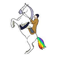 Haute École Rainbow Sticker by ViennaTouristboard