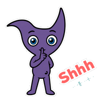 Dont Tell Keep It A Secret Sticker by CwaZyVerse
