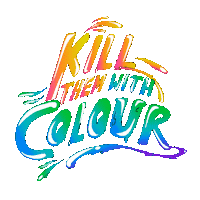 Color Kill Them Sticker by Kill Them With Colour