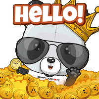 Happy Wave Sticker by PandaPals
