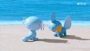 Jump Hello GIF by Pokémon