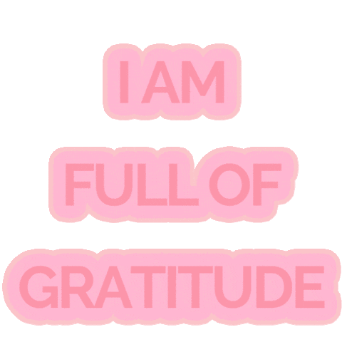 Gratitude Thank You Sticker by LovEvolution