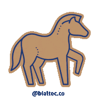 Horse Sticker by bialtec