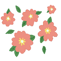 Flowers Frame Sticker by Millie Amber