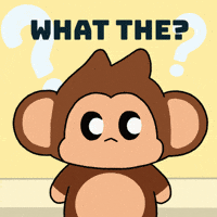 Suspicious What The GIF by Chimpers