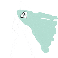 Super Hero Halloween Sticker by Anders Ruff Workshop