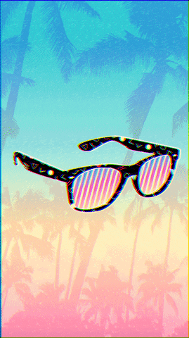 wingsart summer beach 80s 1980s GIF