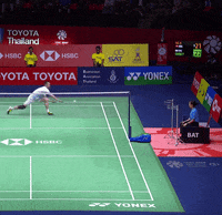 BWFBadminton badminton collapse exhaustion bwf GIF