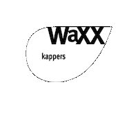 Waxxkappers logo kapper apeldoorn arnhem Sticker