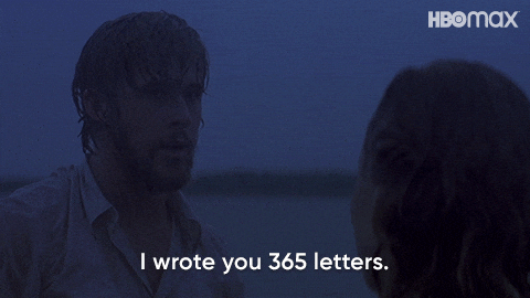 I Love You Letters GIF by HBO Max