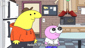 Chaos Hello GIF by Adult Swim