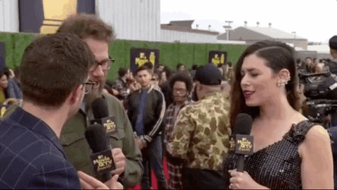 mtv awards theyre having the greatest time GIF by MTV Movie & TV Awards