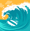 Surfer Girl Wave GIF by Coastal Addiction