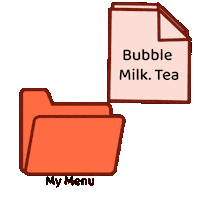 Bubble Milk Tea Sticker by JAGO COFFEE
