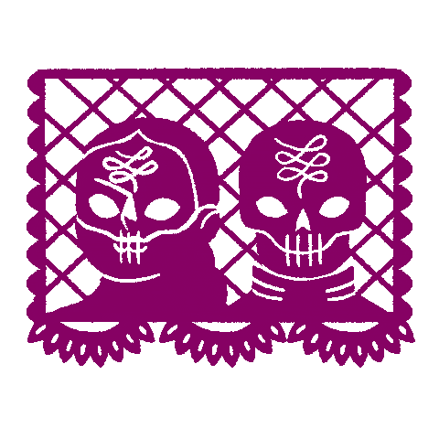 Day Of The Dead Illustration Sticker
