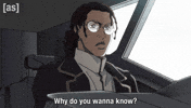 What Do You Want To Know Cowboy Bebop GIF by Adult Swim