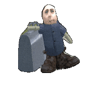 garrysmovies12 bouncy gman halflife garrysmod Sticker