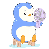 Nervous Summer Sticker by Pudgy Penguins